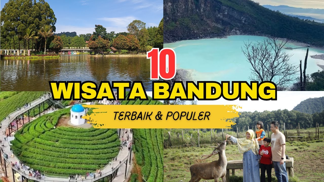 10 TEMPAT WISATA BANDUNG POPULER DAN HITS YANG WAJIB DIKUNJUNGI‼️TEMPAT WISATA TERBAIK DI BANDUNG