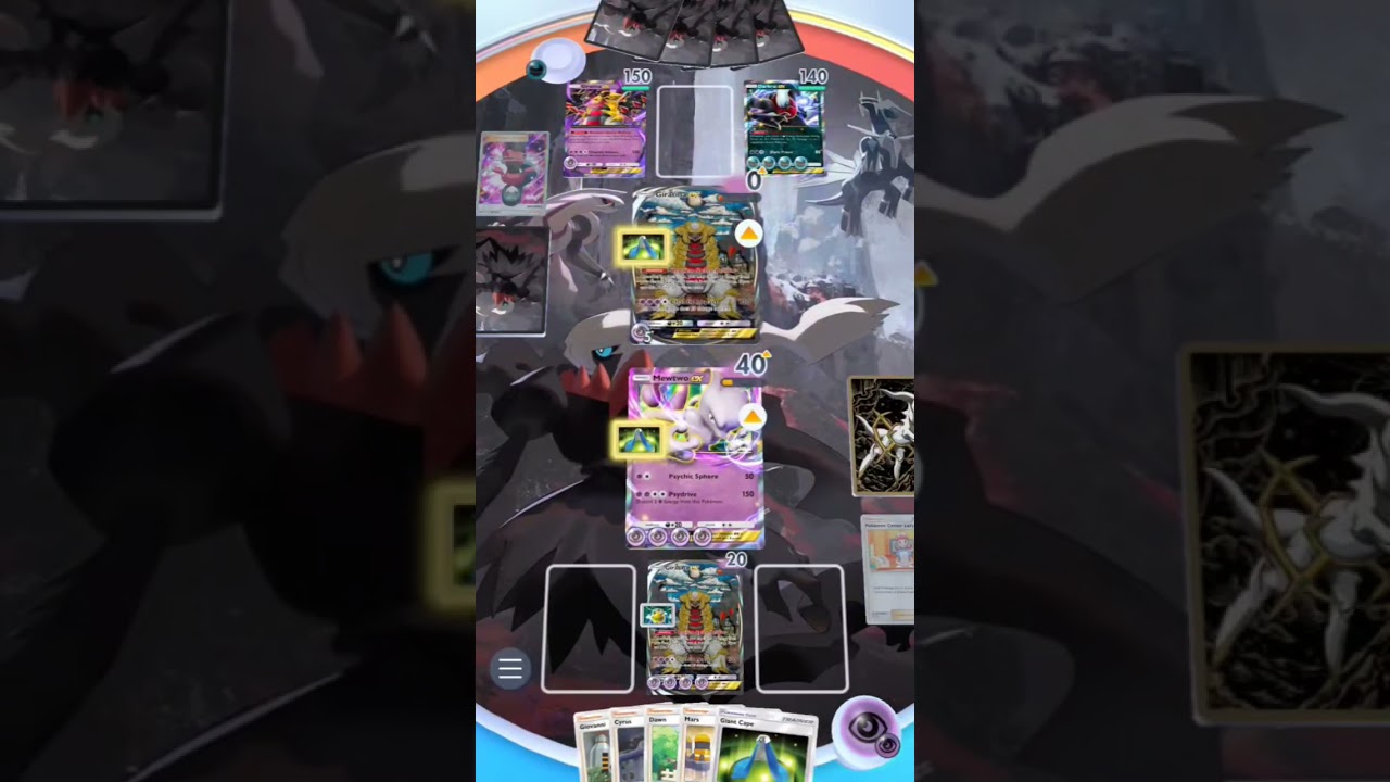 Another Darkrai stall player attempted to win hiding behind Druddigon. Bad play #pokemontcgpocket
