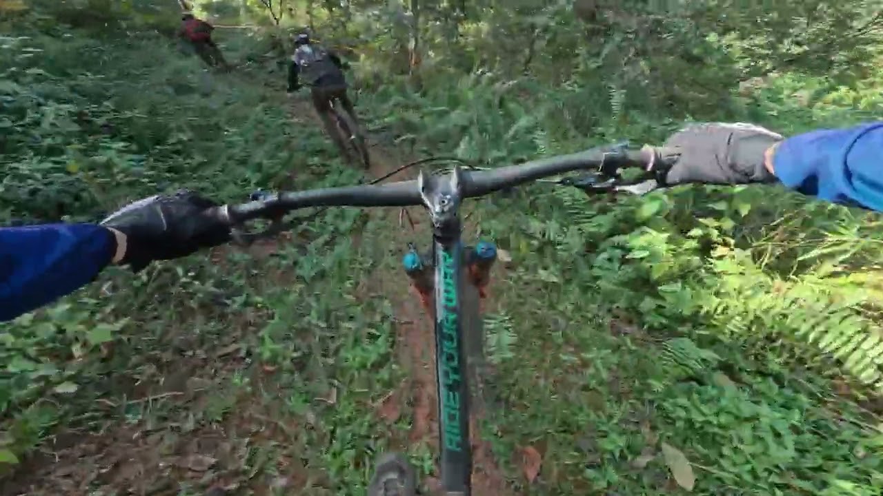 Saturday sun down ride, scouting previous line 