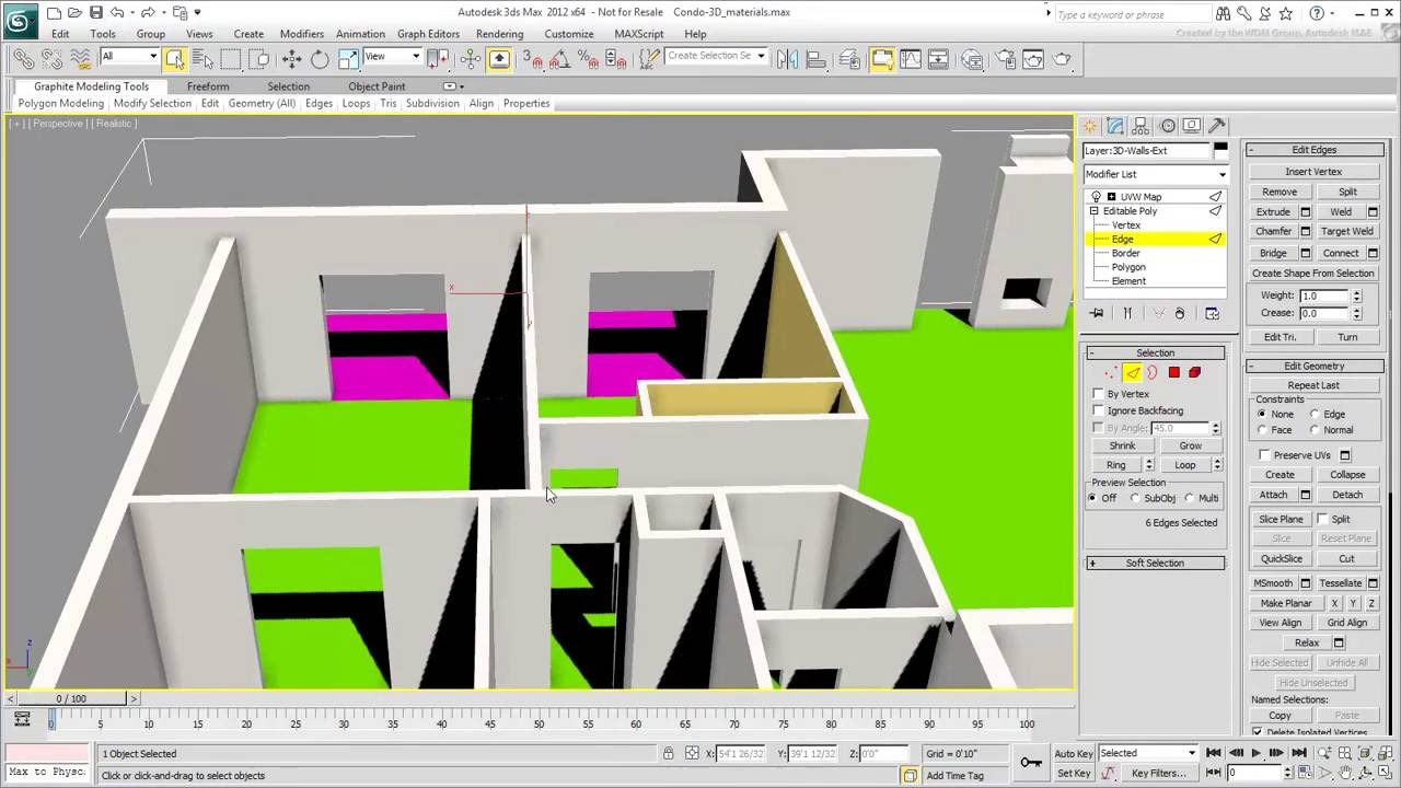 Working with AutoCAD Files in 3ds Max - Part 3 - Creating Materials