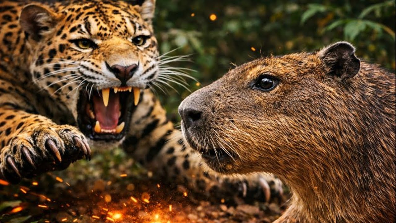 When a Jaguar Faces a Capybara &mdash; Survival Is Decided in Seconds