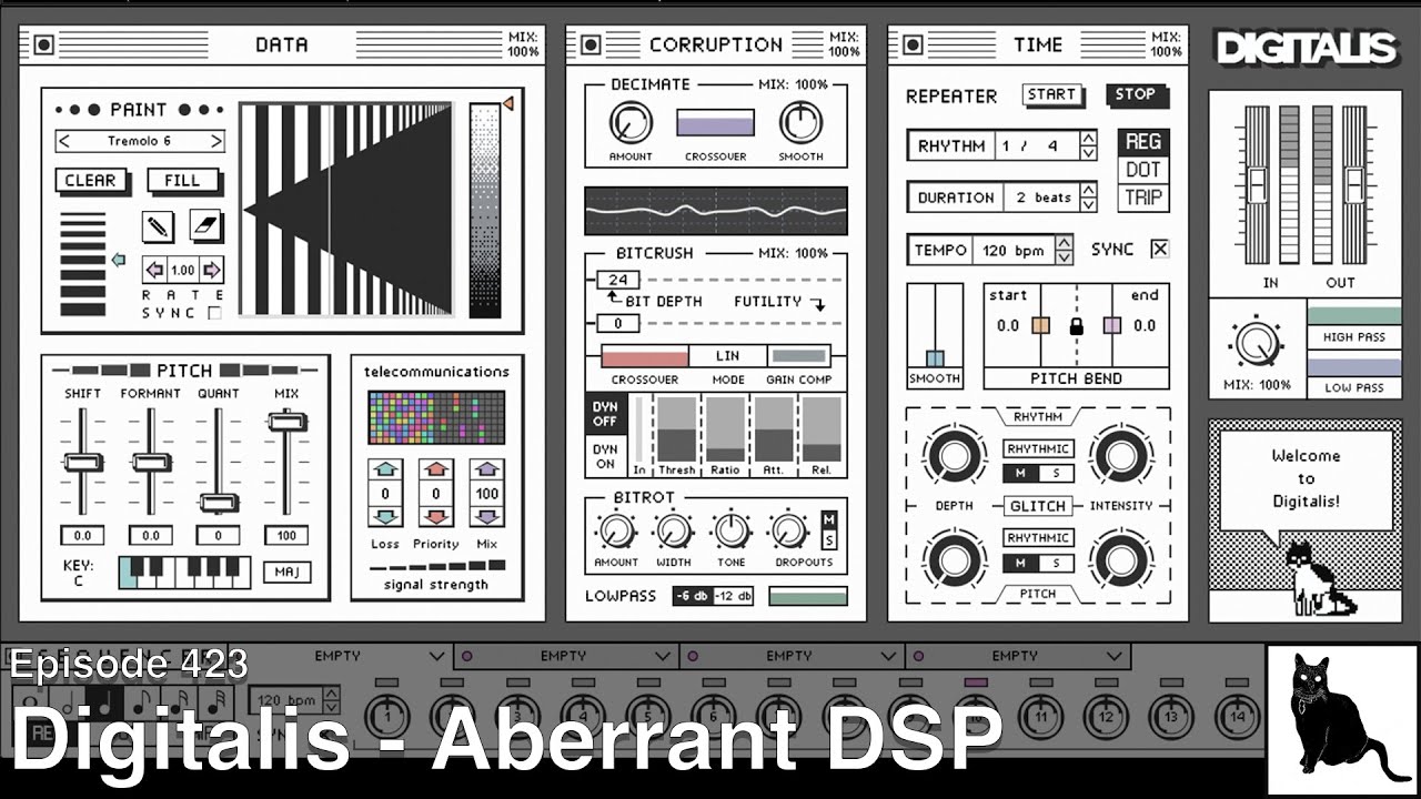 Digitalis from Aberrant DSP: Demo and Tutorial