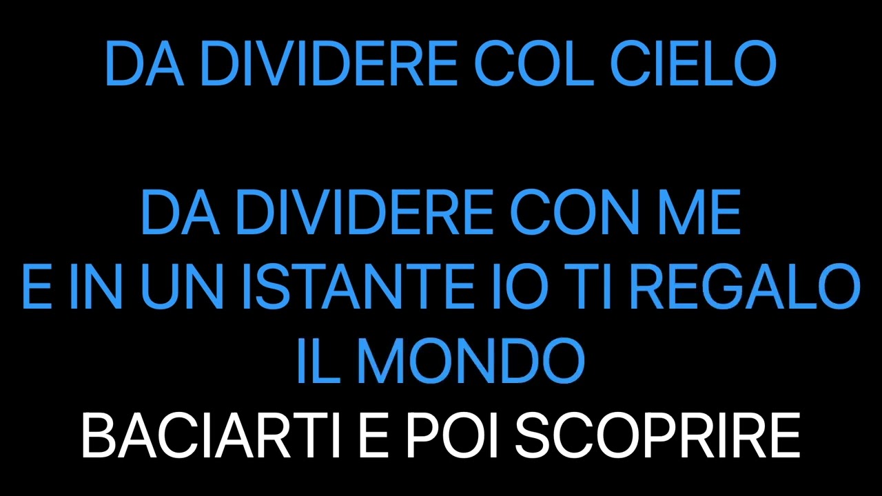 Annalisa   Una Finestra Tra Le Stelle - Karaoke - Cori