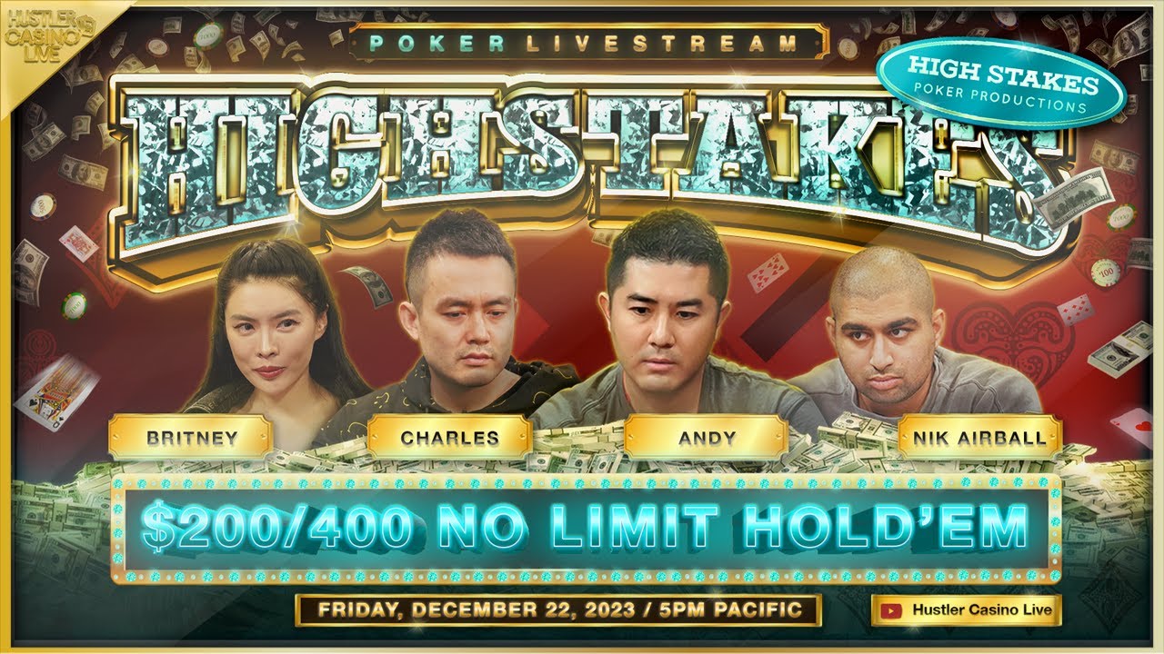 SUPER HIGH STAKES $200/400/800! Andy, Nik Airball, Britney, Charles, Peter! Commentary by RaverPoker
