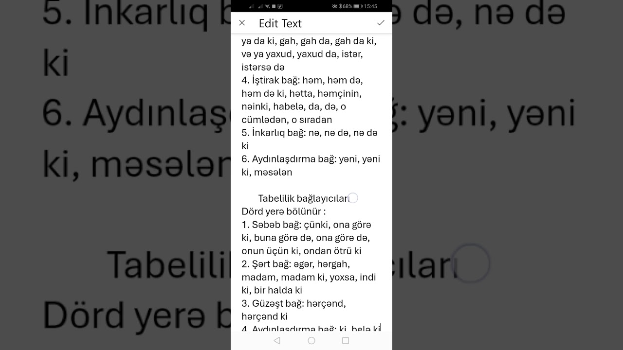 Bağlayıcıların n&ouml;vləri @azərbaycandili @məktəb @təhsil @anadili @morfologiya @k&ouml;mək&ccedil;initqhissələri