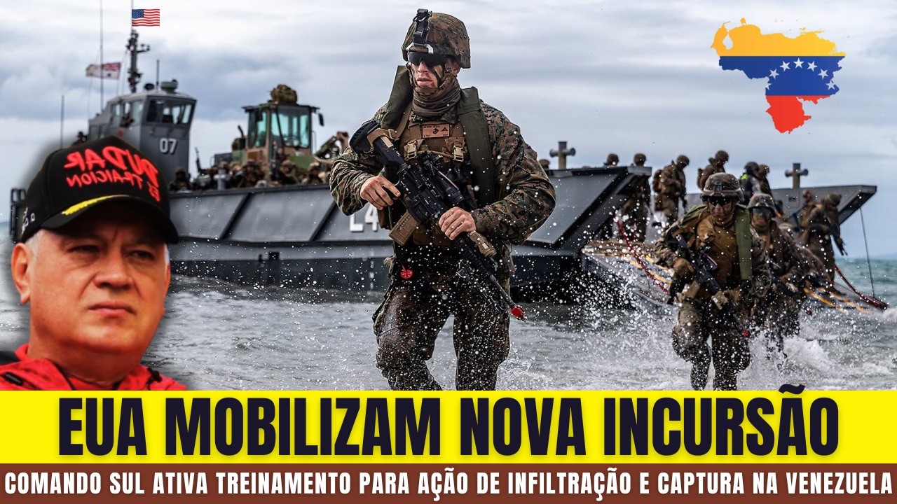 VENEZUELA EM ALERTA: Tropas dos EUA Simulam Infiltrações