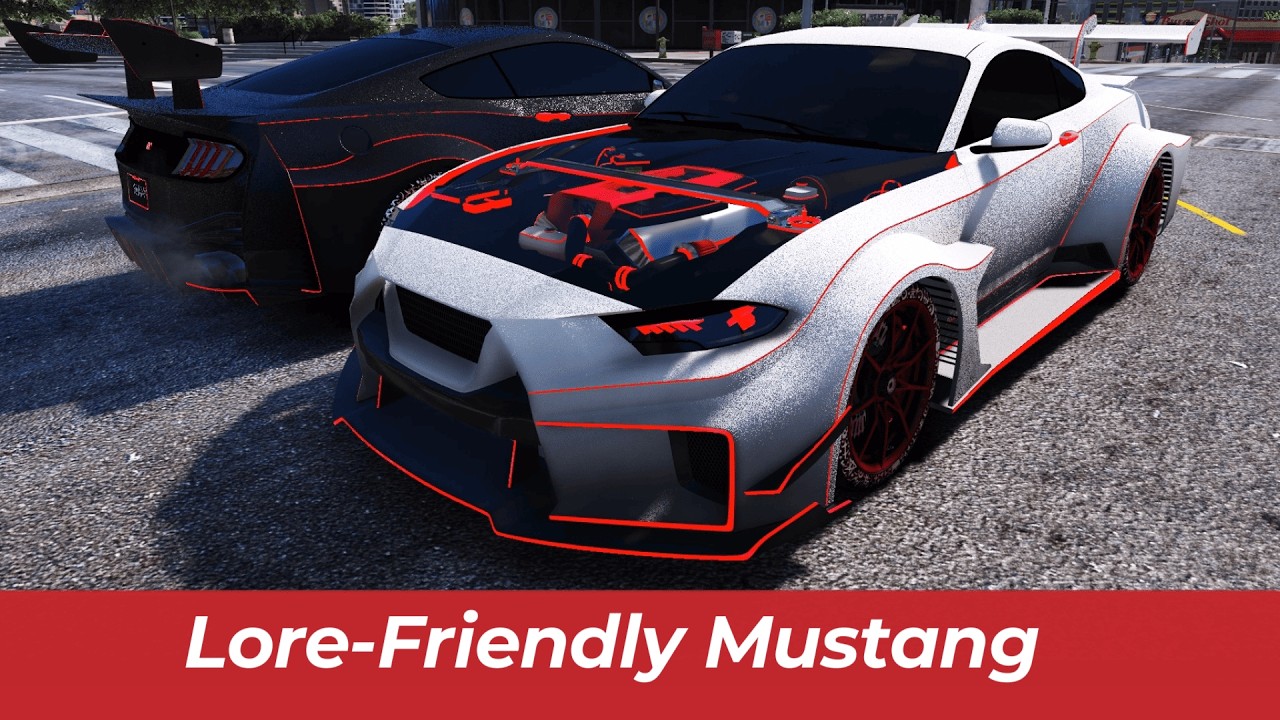 Lore-Friendly Mustang GTA 5 Fivem | Custom Car Fivem | Optimized