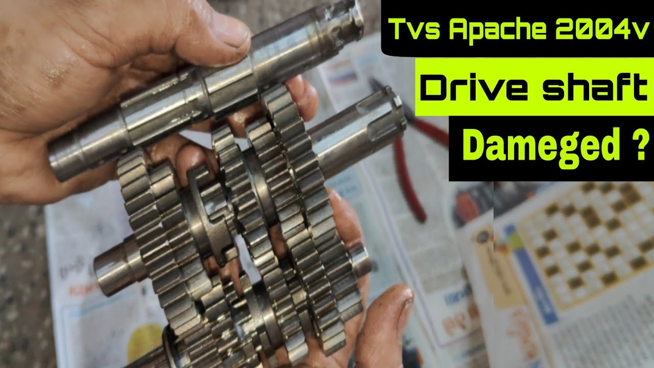 Main Shaft Dameged TVS Apache 2004v