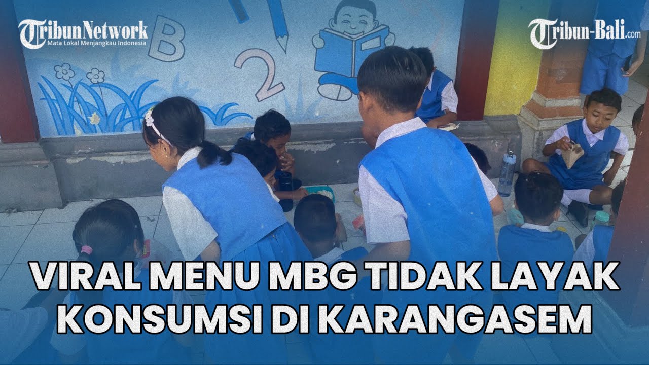 Viral Menu MBG Tidak Layak Konsumsi di Karangasem Bali, Disdikpora Pastikan Tidak Dibagikan ke Siswa