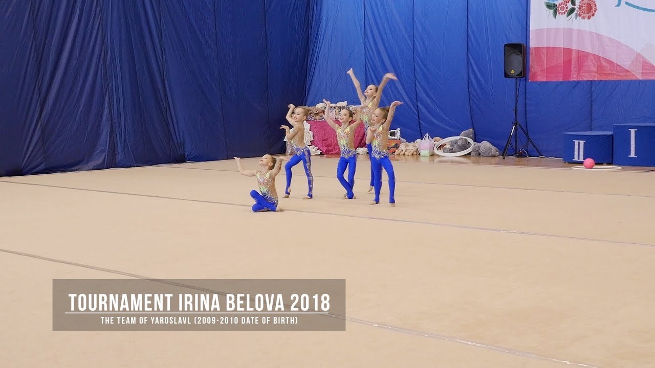 Rhythmic Gymnastics Tournament Belova Irina 2018/team Yaroslavl 2009-2010