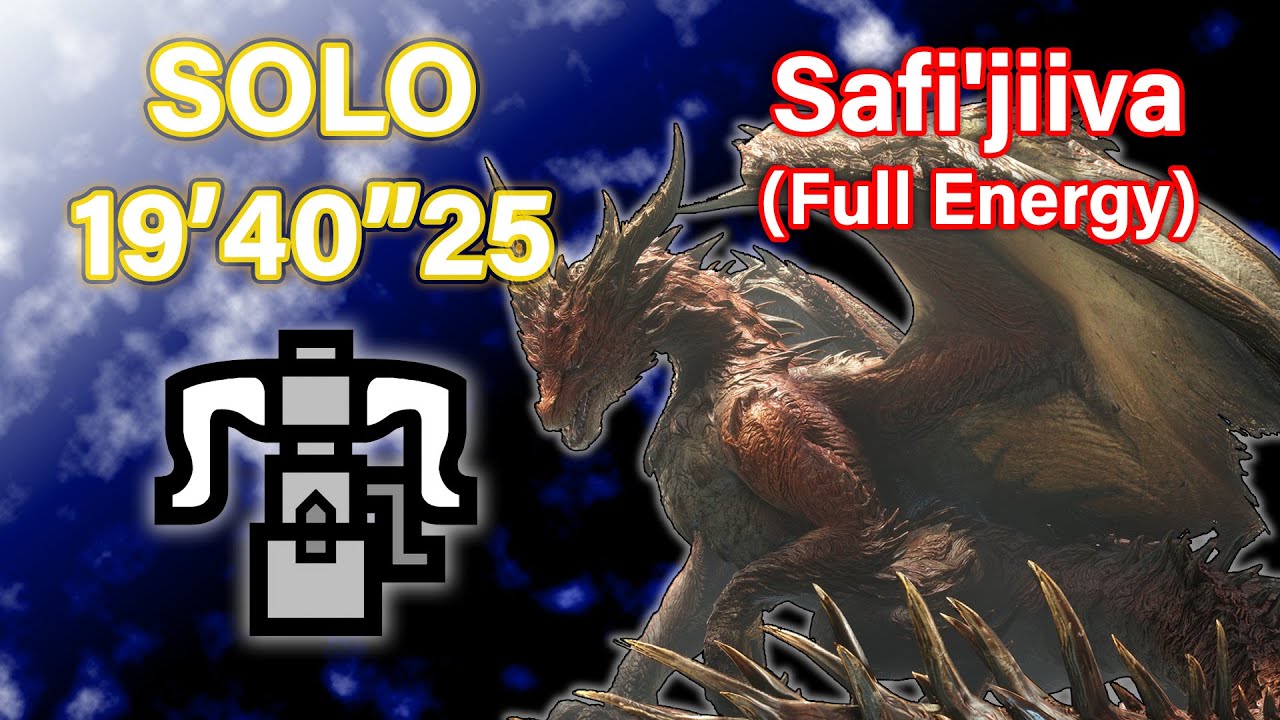 MHWI | M6★ Safi'jiiva FULL ENERGY SOLO 