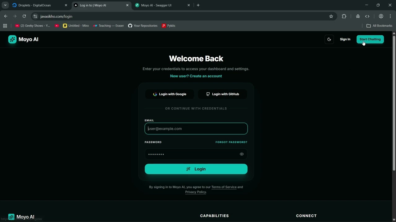 FastAPI NextJS Starterkit Features
