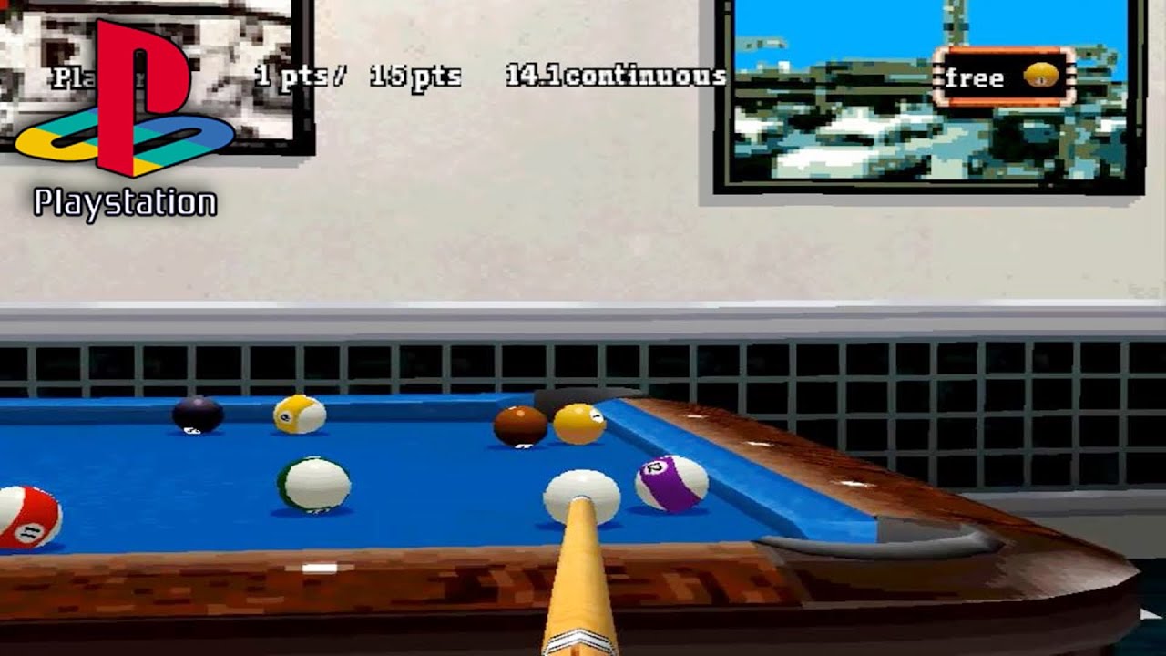 Backstreet Billiards (PS1 Gameplay)