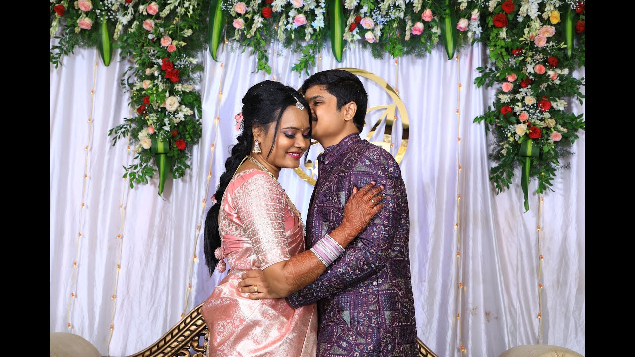 Apoorva & Charan  Engagement Highlights | Raj Photography  : Call - 9916088684