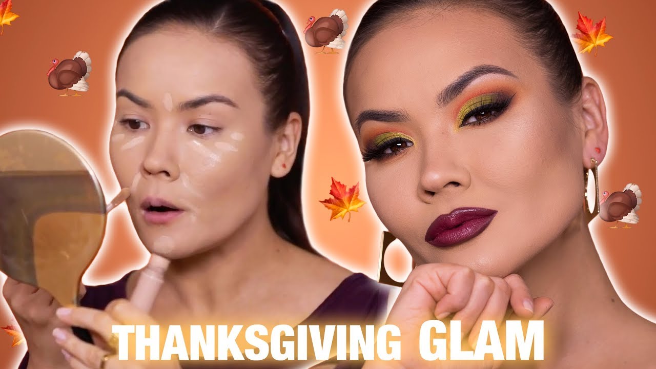 THANKSGIVING MAKEUP TUTORIAL GRWM | Maryam Maquillage