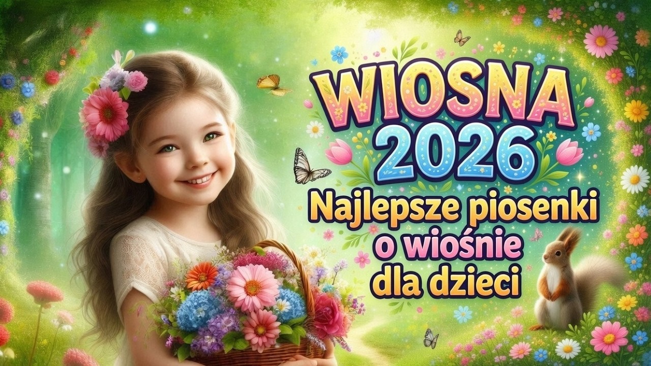 Najlepsze Piosenki o Wiośnie dla Dzieci 🌸 Wiosna 2026 Składanka 🌼 dla przedszkola i szkoły