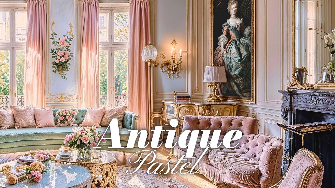 Parisian Interior Design Pastels Antique Interior Decor Paris Luxury Home