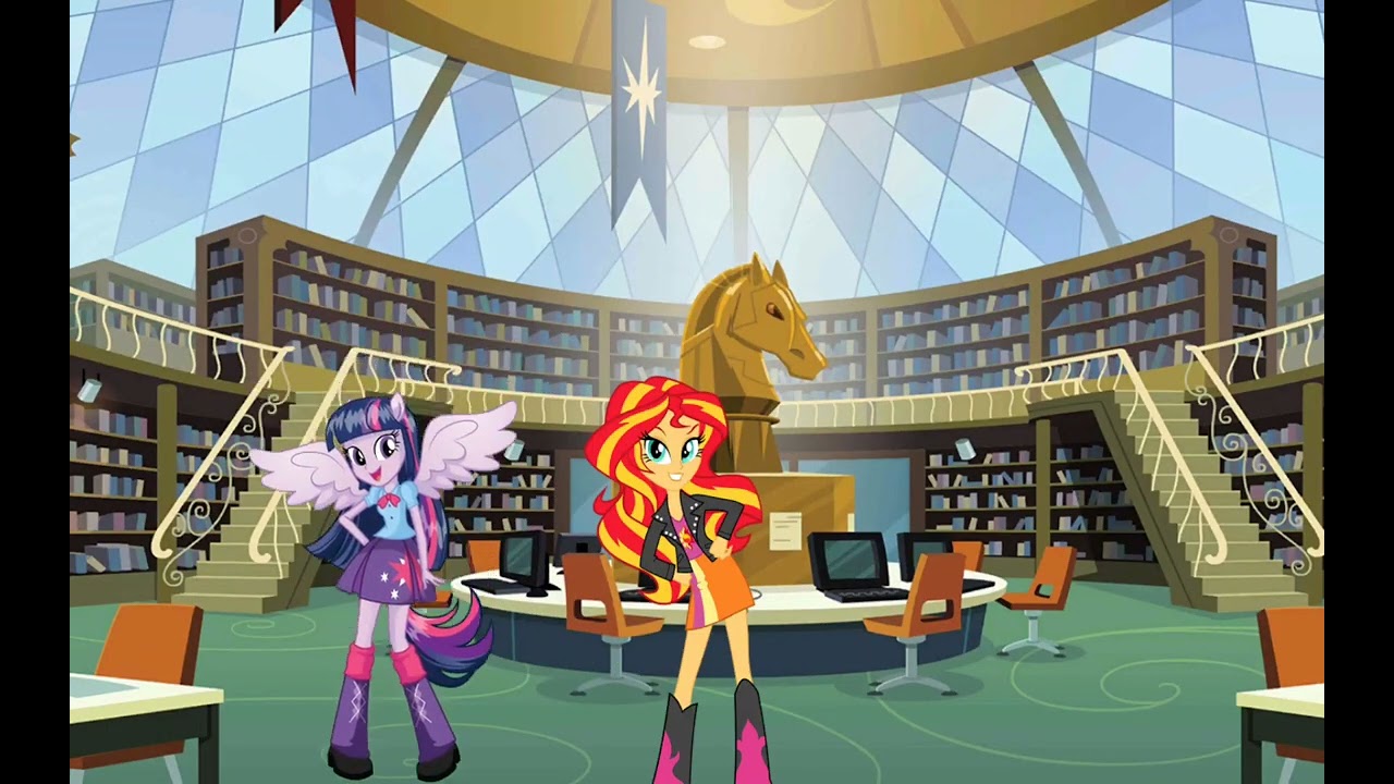 My Little Pony in the library! 