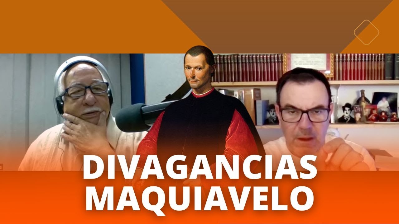 Laureano M&aacute;rquez y Miguel Delgado Est&eacute;vez conversan sobre Maquiavelo en Divagancias