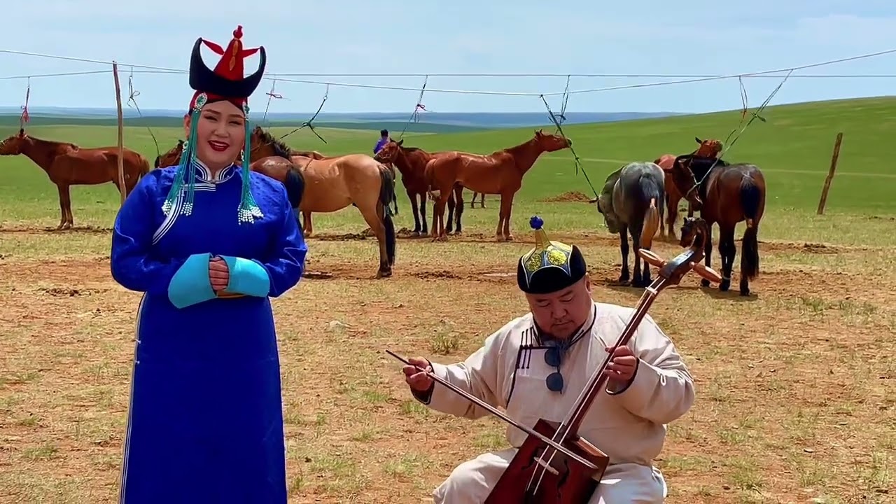 Mongolian long song Urihan hongor salhi , Long song singer Dolgorsuren Bagaa