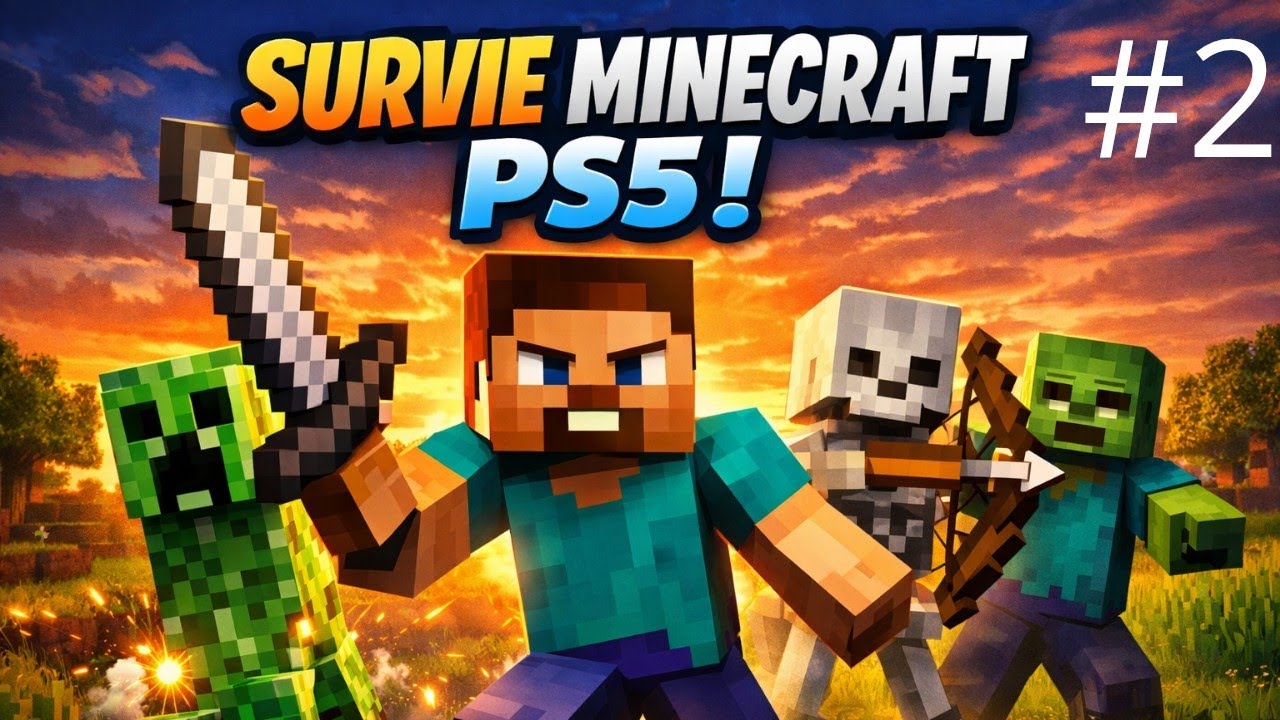 L'armure en diamant ! Survie Minecraft PS5 #2 
