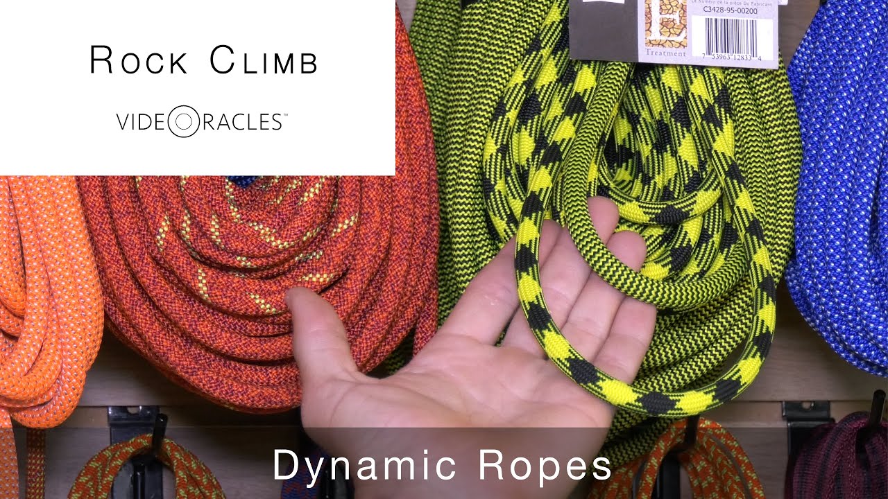 Dynamic Ropes for Rock Climbing