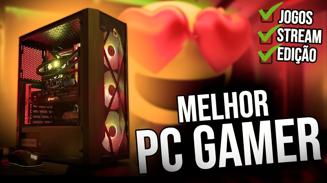PC GAMER IDEAL PARA JOGOS, STREAM e PRODUTIVIDADE | Dicas importantes