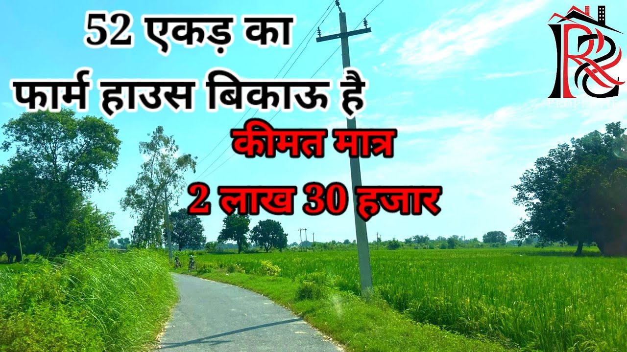 लिंक रोड पर 52 एकड़ का फार्म हाउस बिकाऊ है कीमत मात्र 2 लाख 30 हजार |