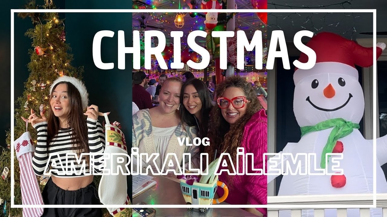 AMERİKALI AİLEMLE CHRISTMAS KUTLADIK! 🎄I Charleston Gezilecek Yerler #vlog #charleston