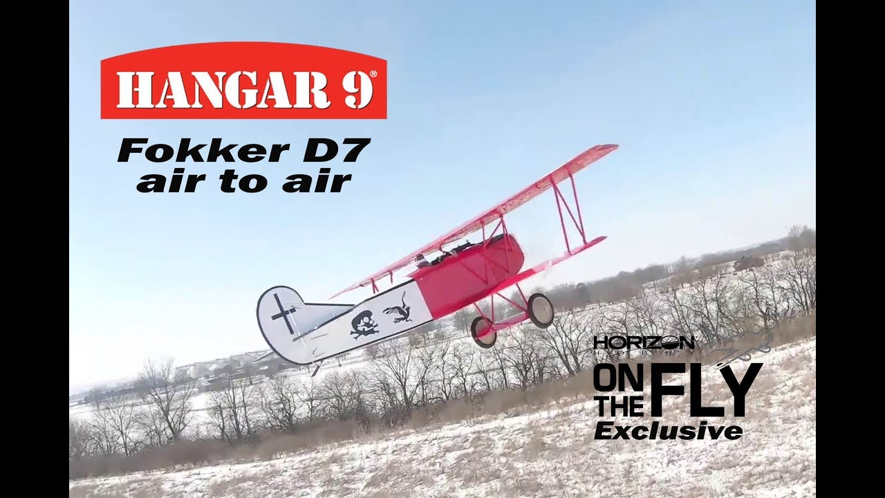 Hangar 9 Fokker D7 - On The Fly air to air