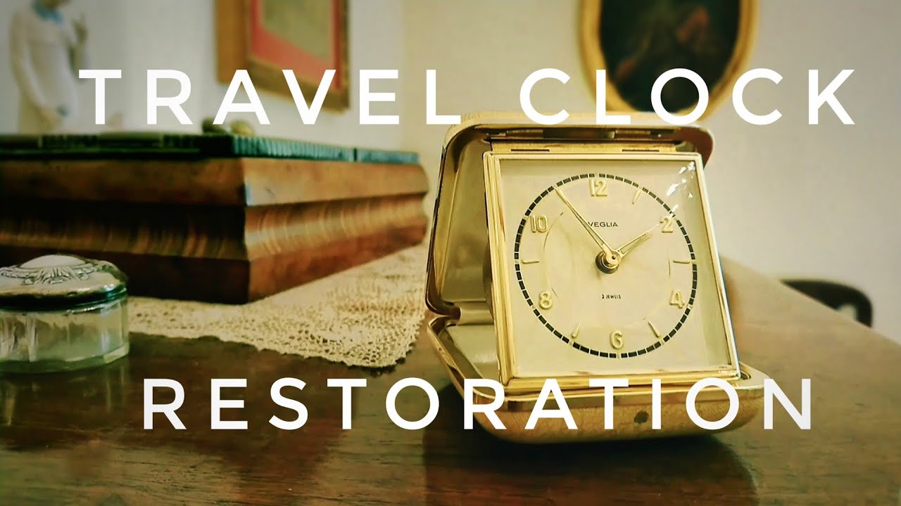 VEGLIA vintage Travel clock  full restoration