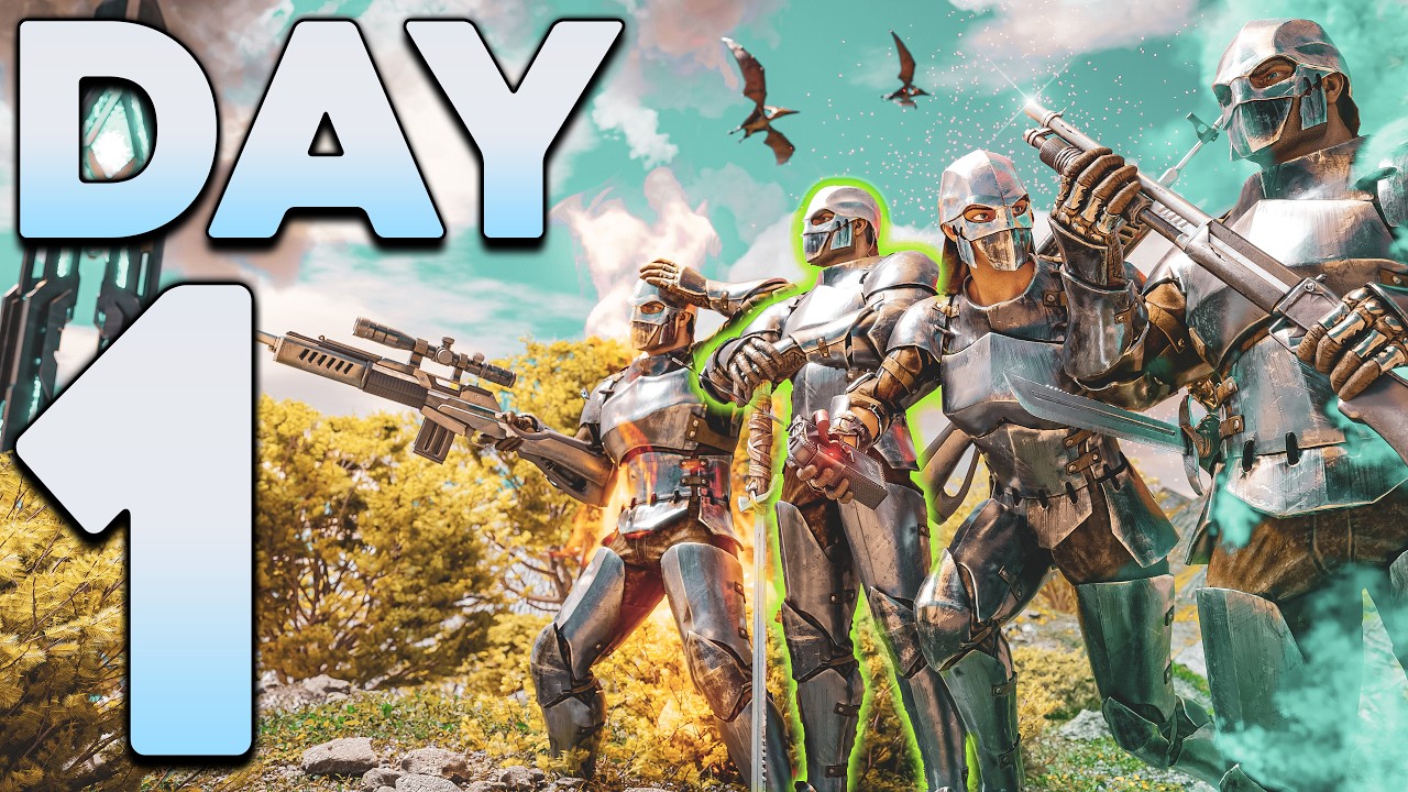 When 4 YouTubers Compete For Alpha On ARK&rsquo;s Most Populated Server! | ARK PvP