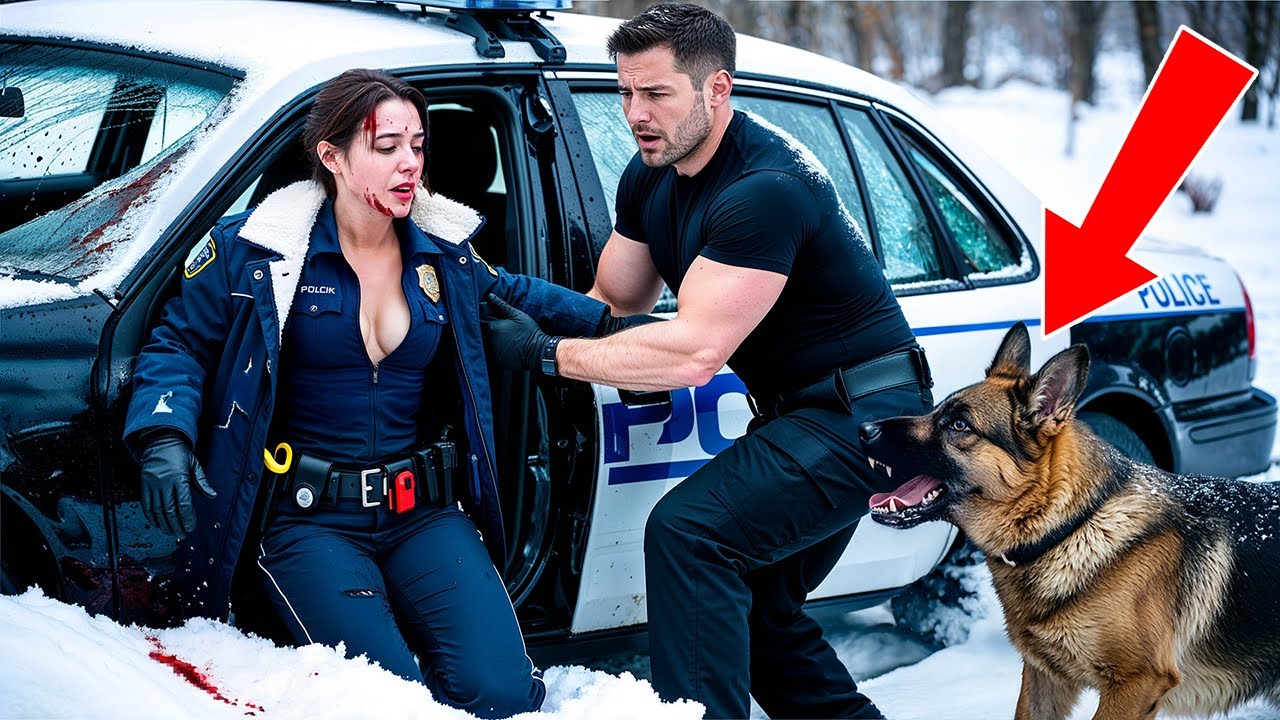 A Single Dad Save Injured Female Officer, What He And His K9 Dog Did Stuns The Whole Police Force.