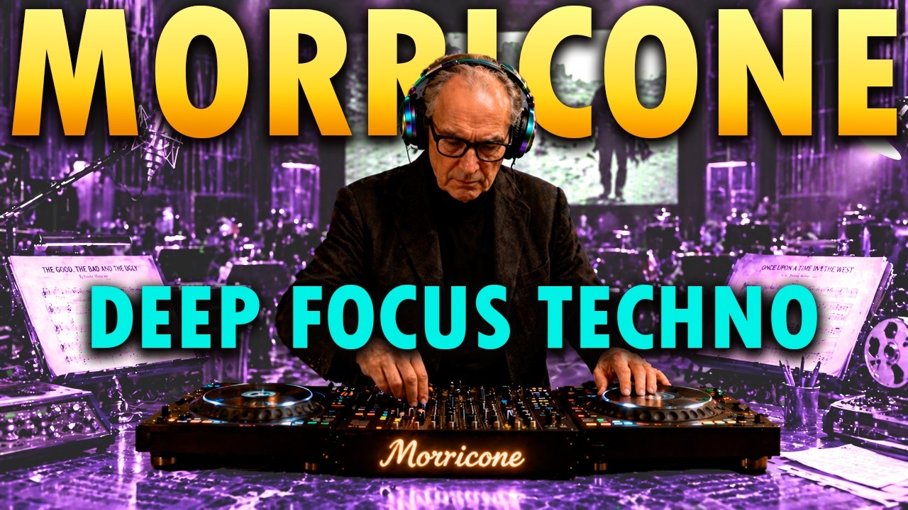 Focus Music 🎧 Morricone Melodic Techno for Work & Study (Clean & Steady)