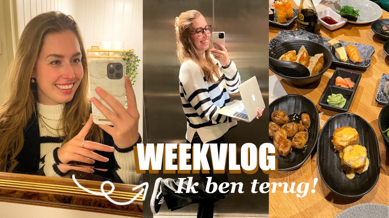 Ik ben terug! | Weekvlog Siees
