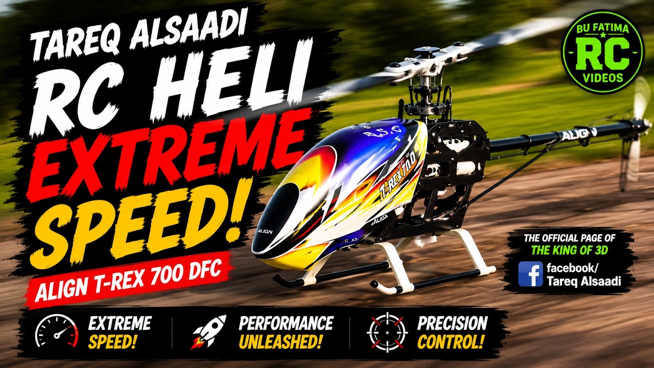 Tareq AlSaadi Flying his ALIGN T-REX 700 DFC - Full HD