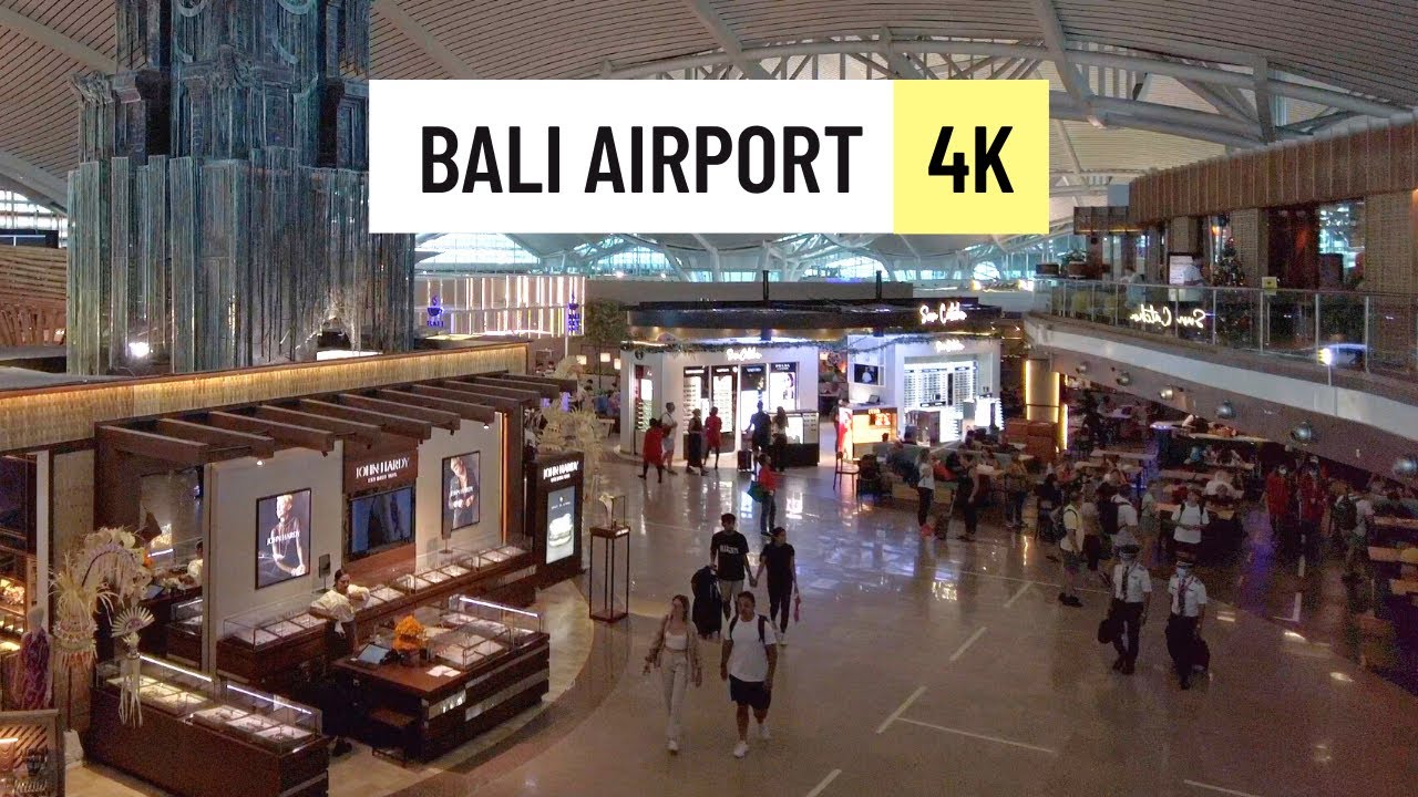 Ngurah Rai International Airport | Bali 2022 4K