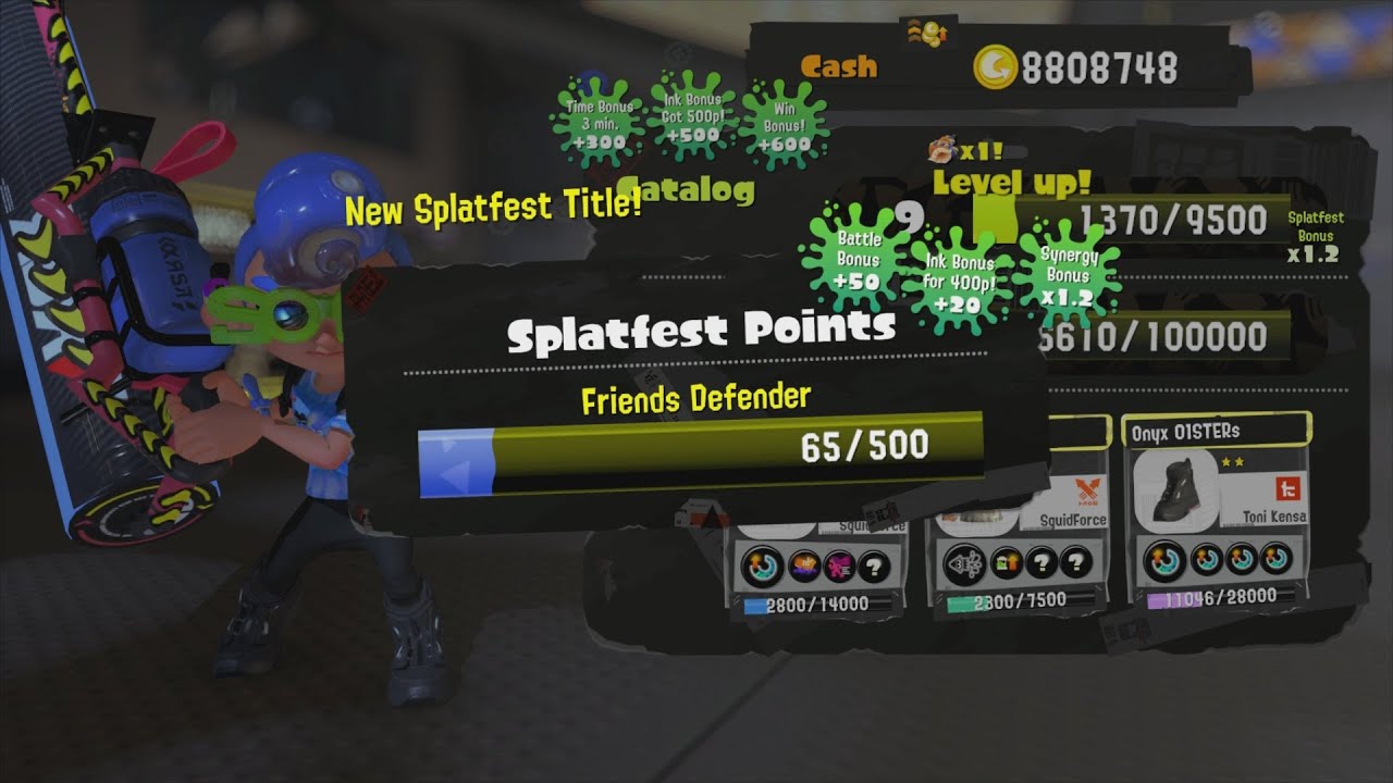 Splatoon 3 - Friends VS. Family VS. Solo (2nd Rerun) (Jan. 9th) - Friends Defender & Level 150