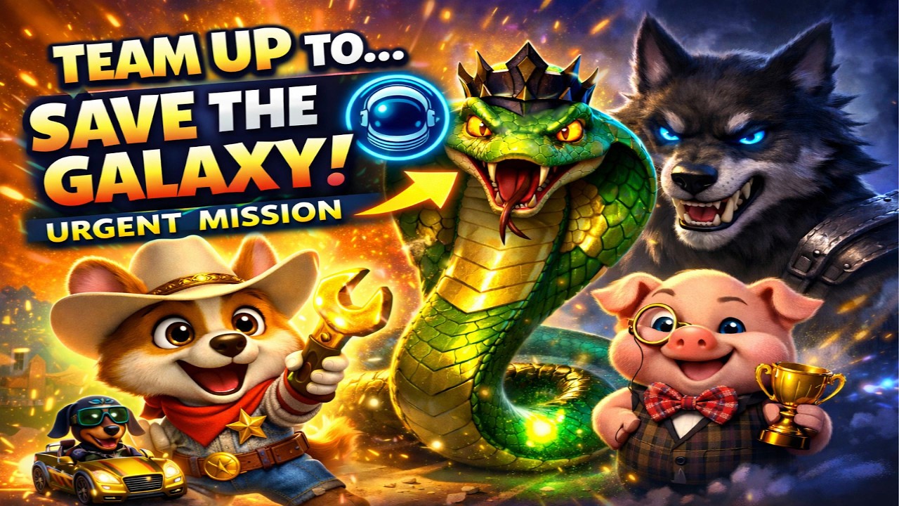 Wolf Ambush | Amazing Corgi & King Cobra Cartoon Save Funny Farm Animals (Season 2, Episode 2)