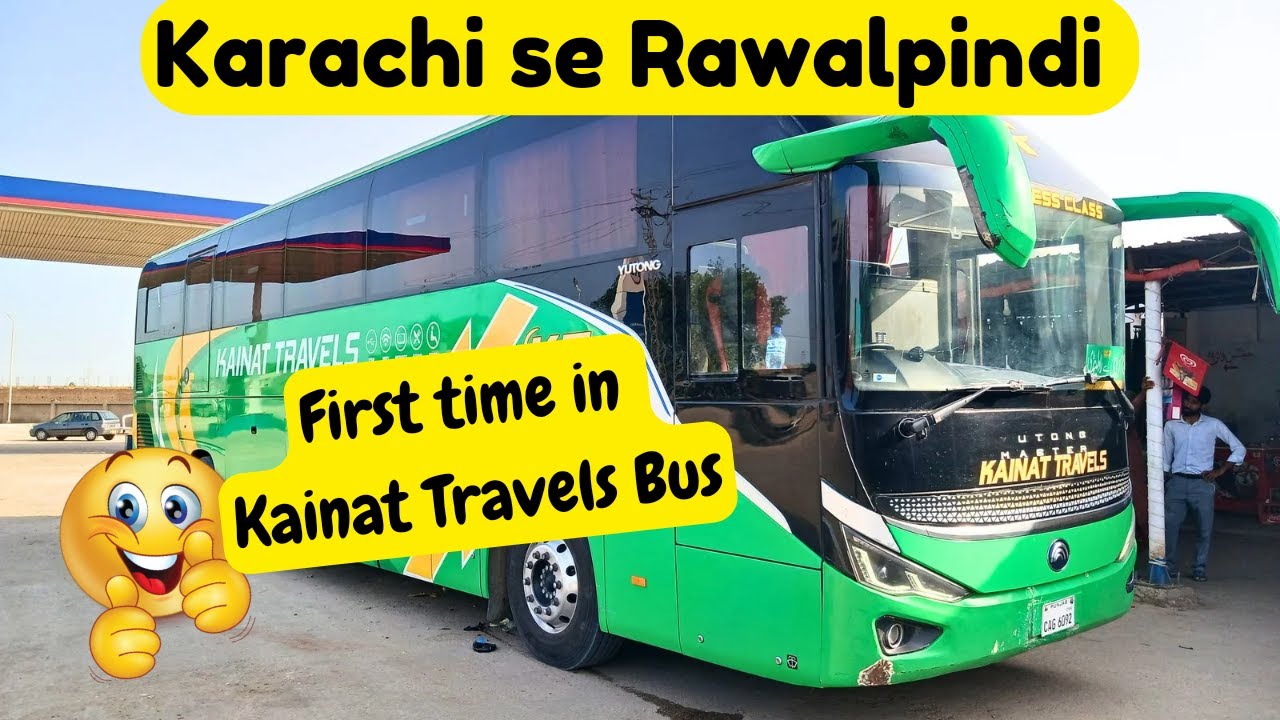 Kainat Travels Karachi to Rawalpindi | Business Executive Class