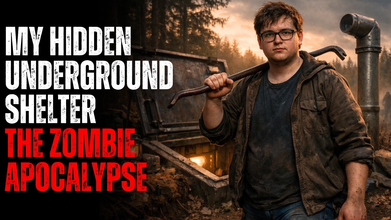I Built a Hidden Underground Shelter with a Periscope to Survive the Zombie Outbreak (Animation)