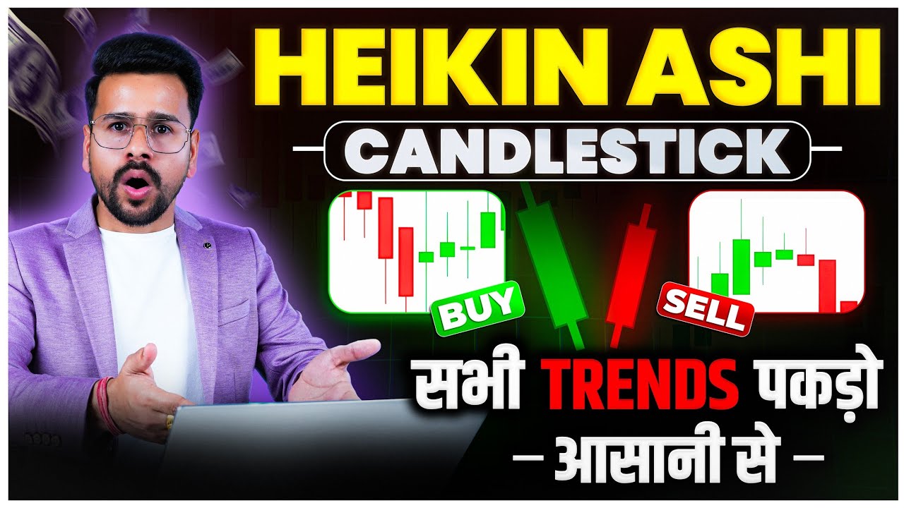 Heikin Ashi Candlestick Pattern Strategy in Hindi | Buy Sell Indicator strategy in Trading