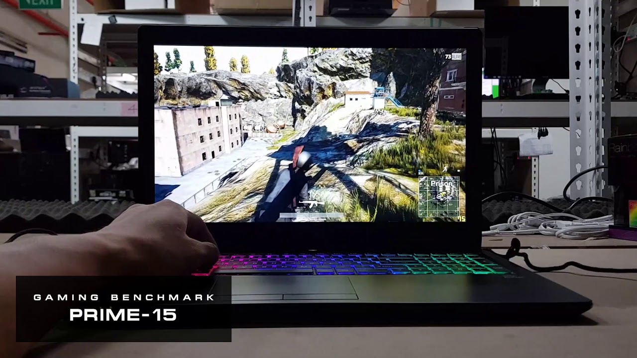 PRIME 15 GAMING NOTEBOOK GAMEPLAY BENCHMARKS (GTX 1070 MAXQ)