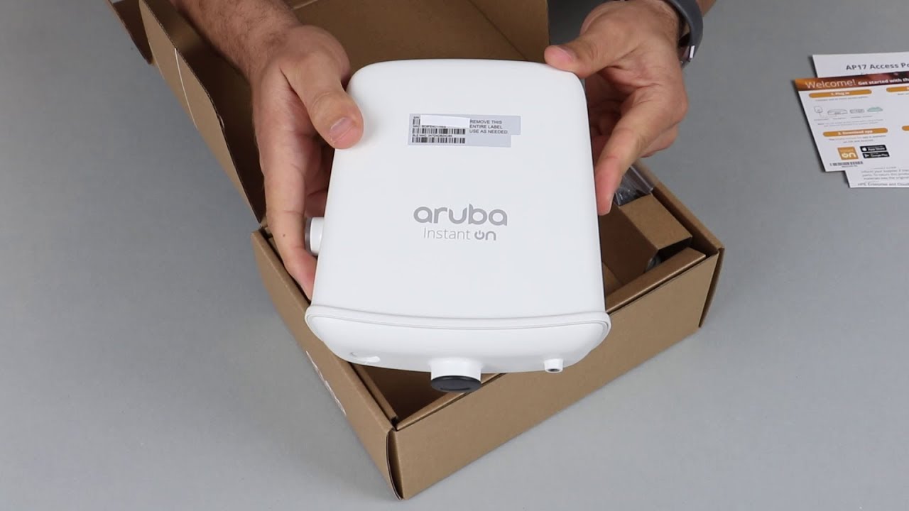 AP17 - Aruba Instant On Unboxing