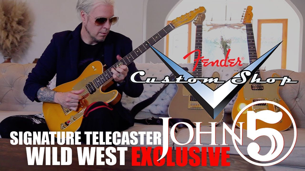 John 5 Plays Fender Custom Shop Wild West Exclusive John 5 Signature Telecaster 2022