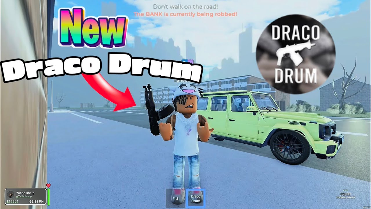 Scamming With this NEW DRACO DRUM In Streetz War 2