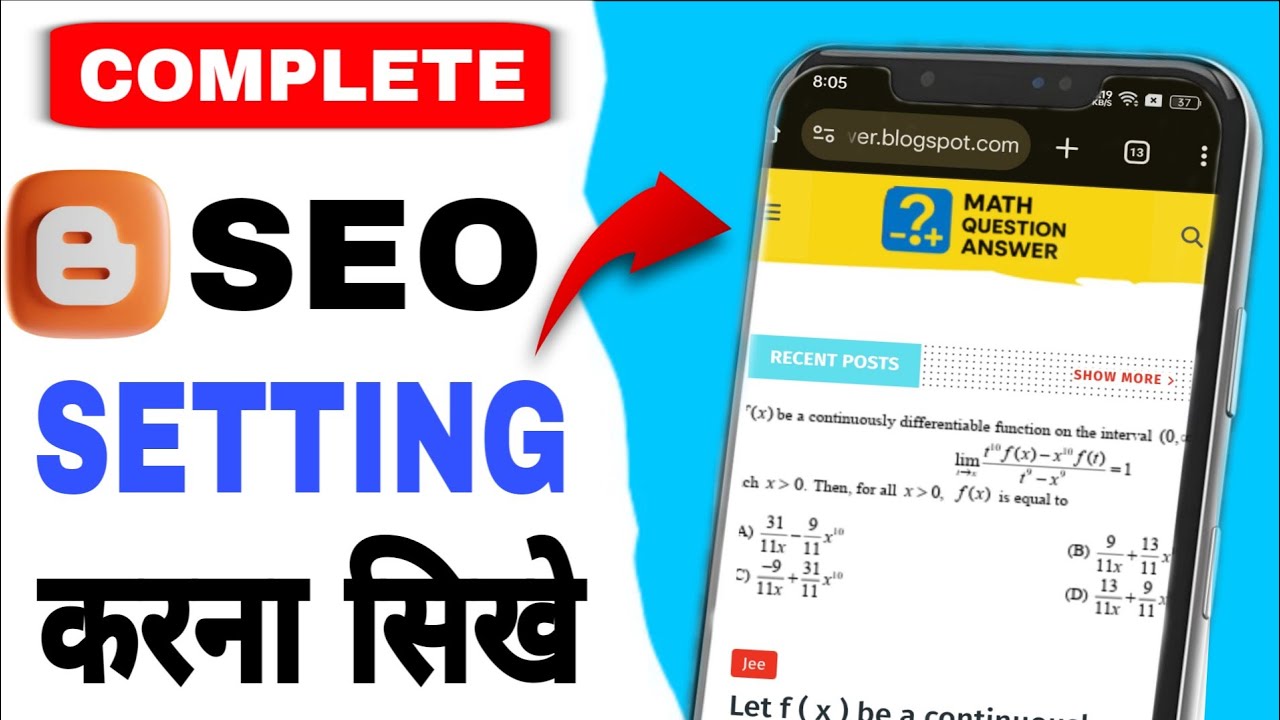 Blogger SEO Kaise Kare? Complete Settings Guide 2025 | Rank #1 on Google!