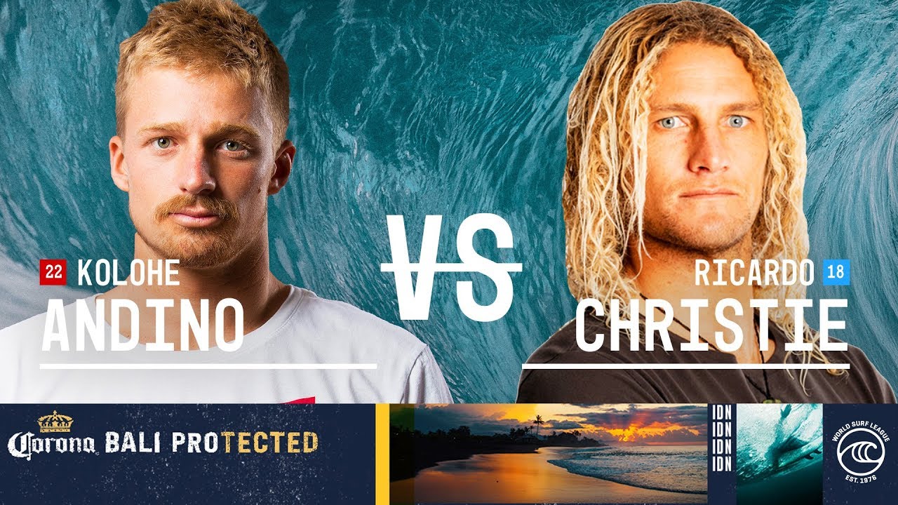 Kolohe Andino vs. Ricardo Christie - Round of 32, Heat 8 - Corona Bali Protected 2019
