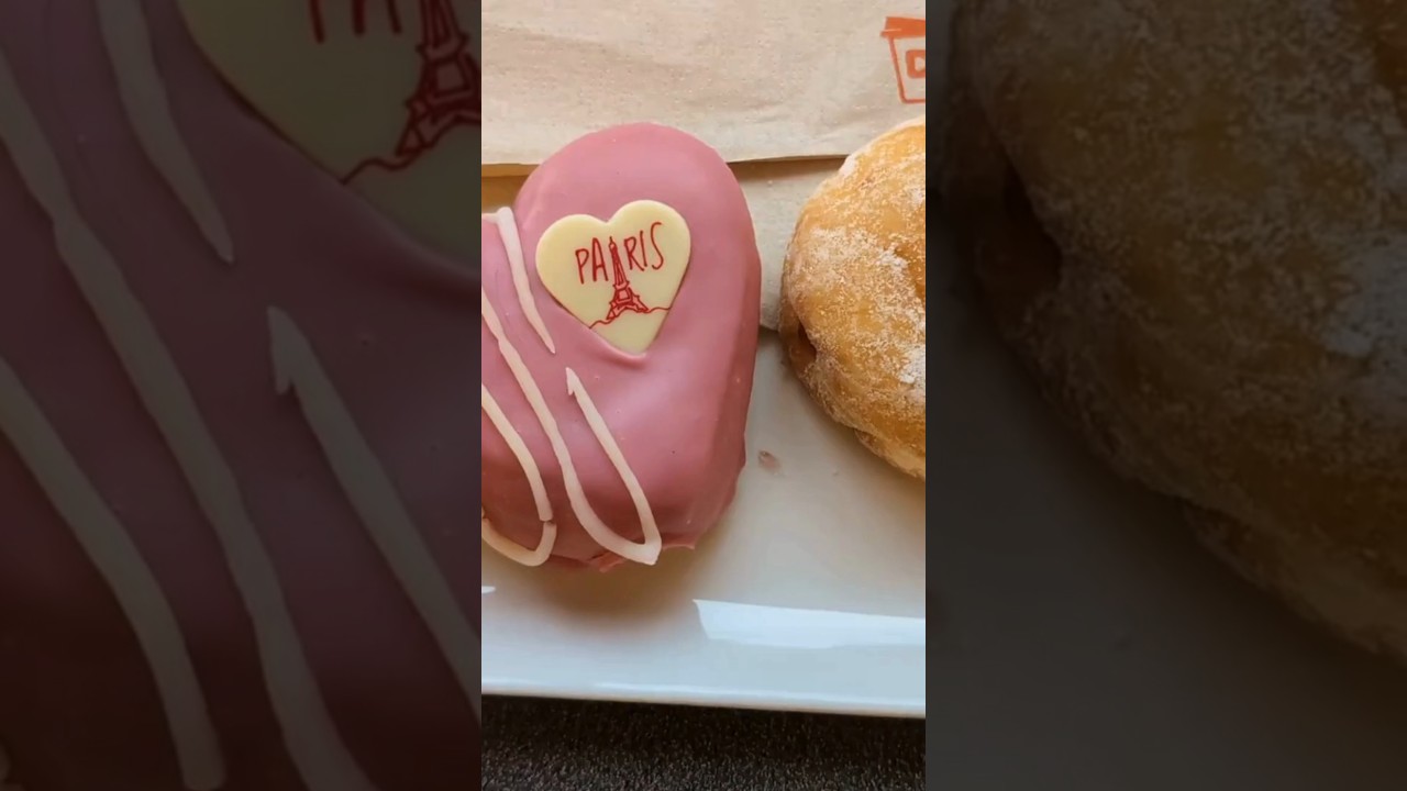 Raspberry Jam Love in Paris Dunkin Donut France (2025)