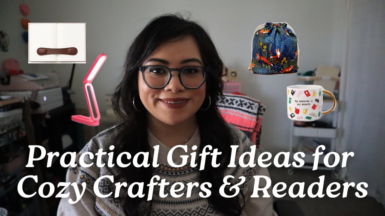 Vlogmas Ep.4 - Practical gift guide for cozy crafters and readers